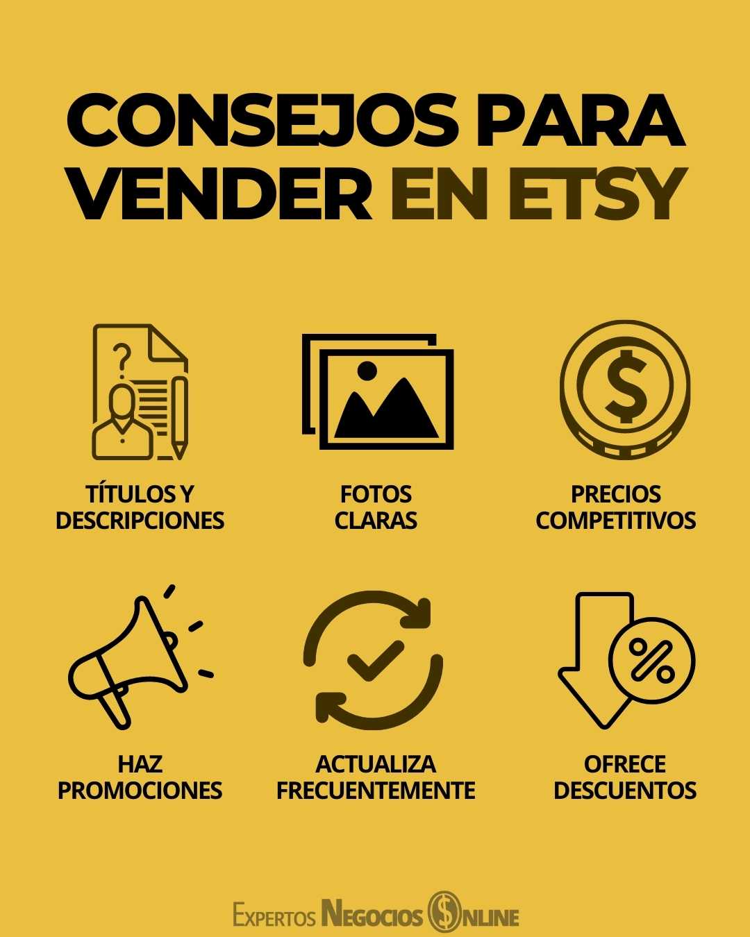 Consejos para vender en Etsy