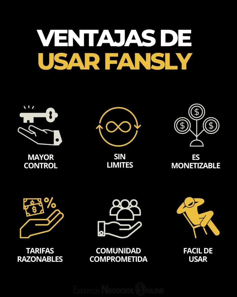 Ventajas de fansly