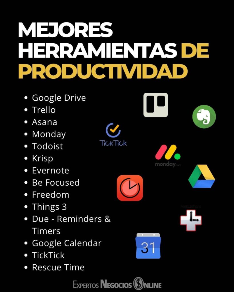 mejores herramientas de productividad