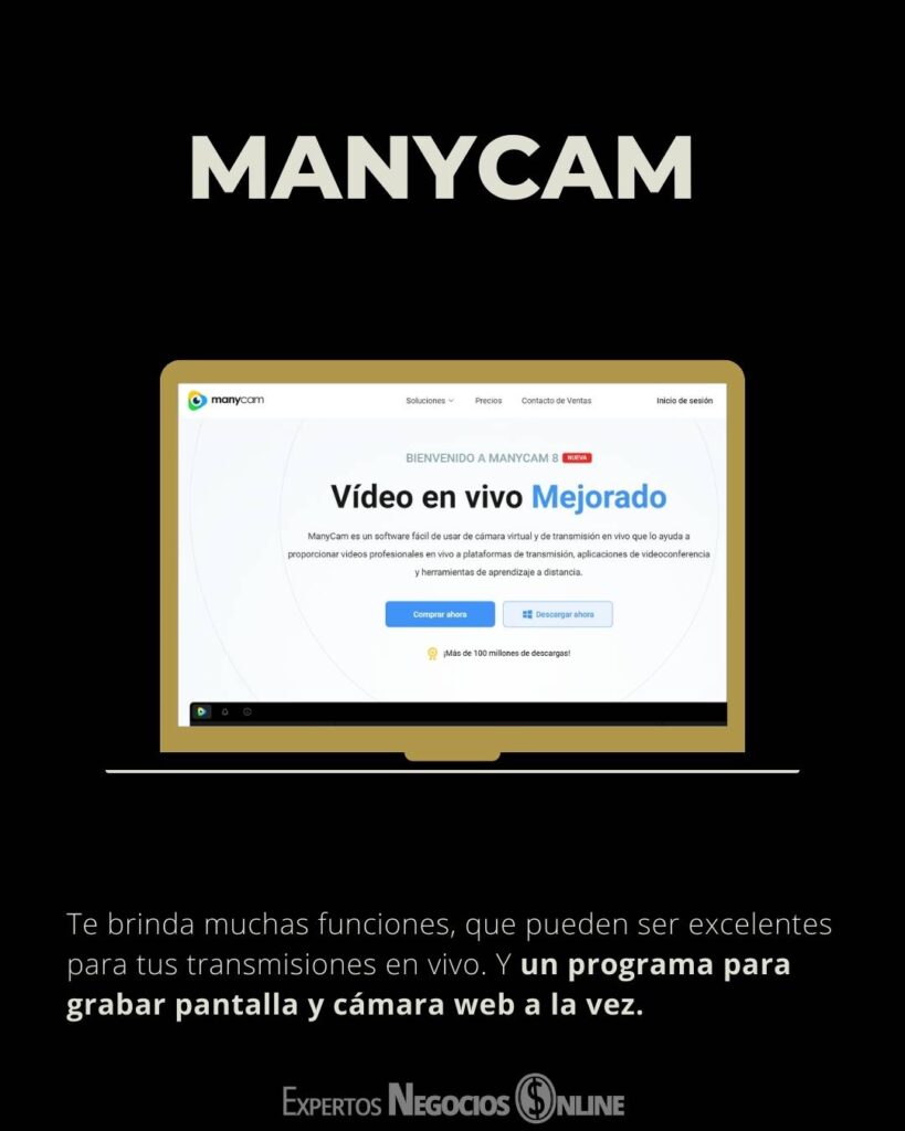 programa para grabar pantalla y camara web a la vez