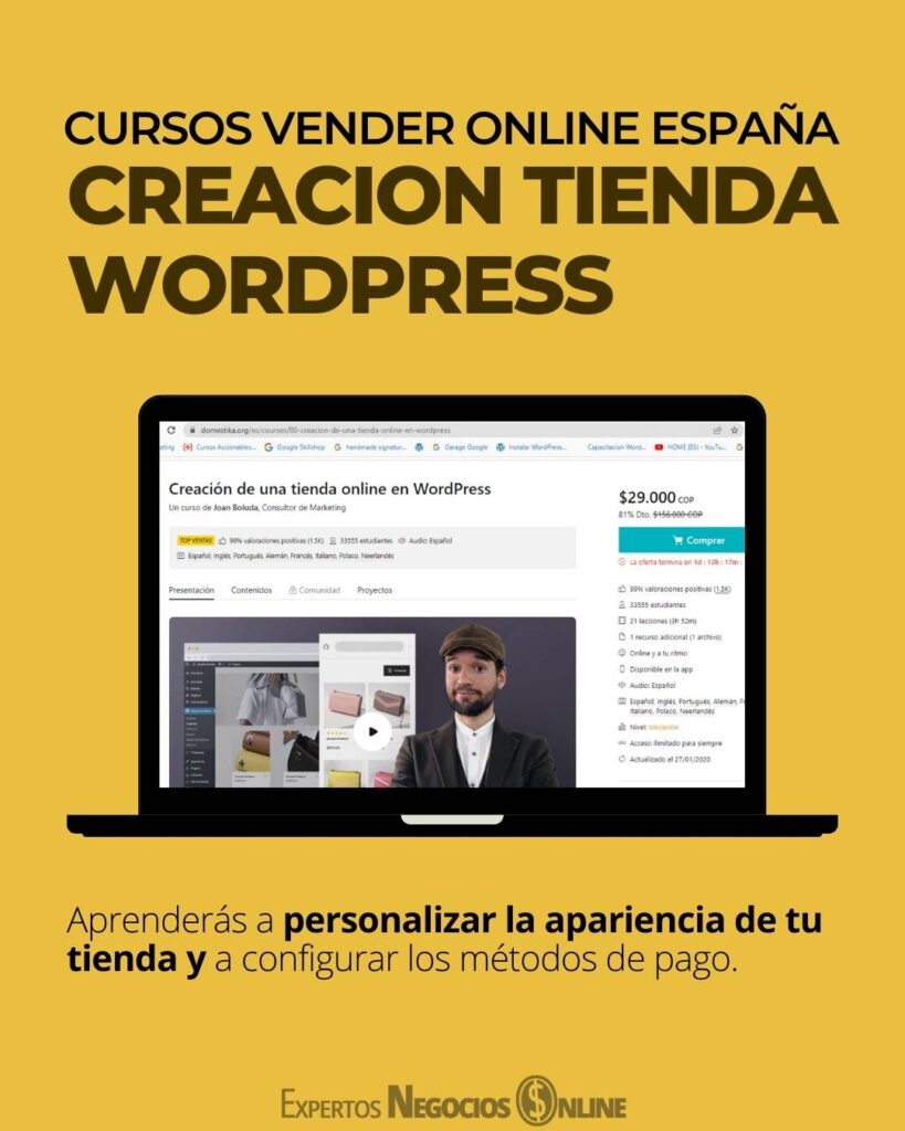 tienda online gratis españade presentación