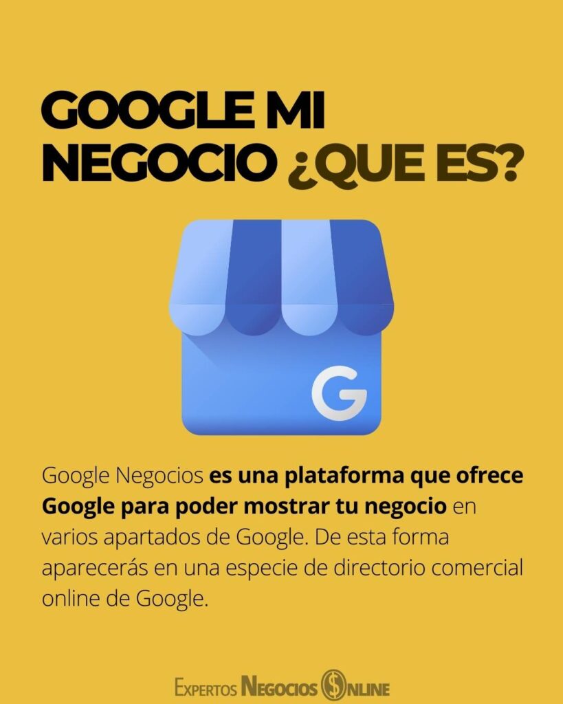 GOOGLE MI NEGOCIO QUe ES