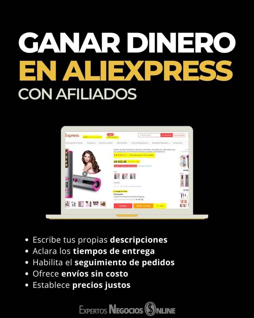 ganar dinero en ALIEXPRESS con afiliados