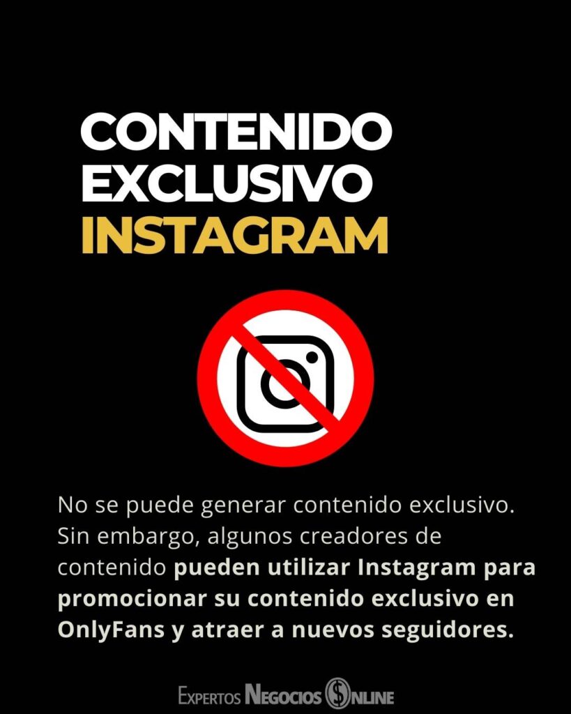 contenido exclusivo en instagram