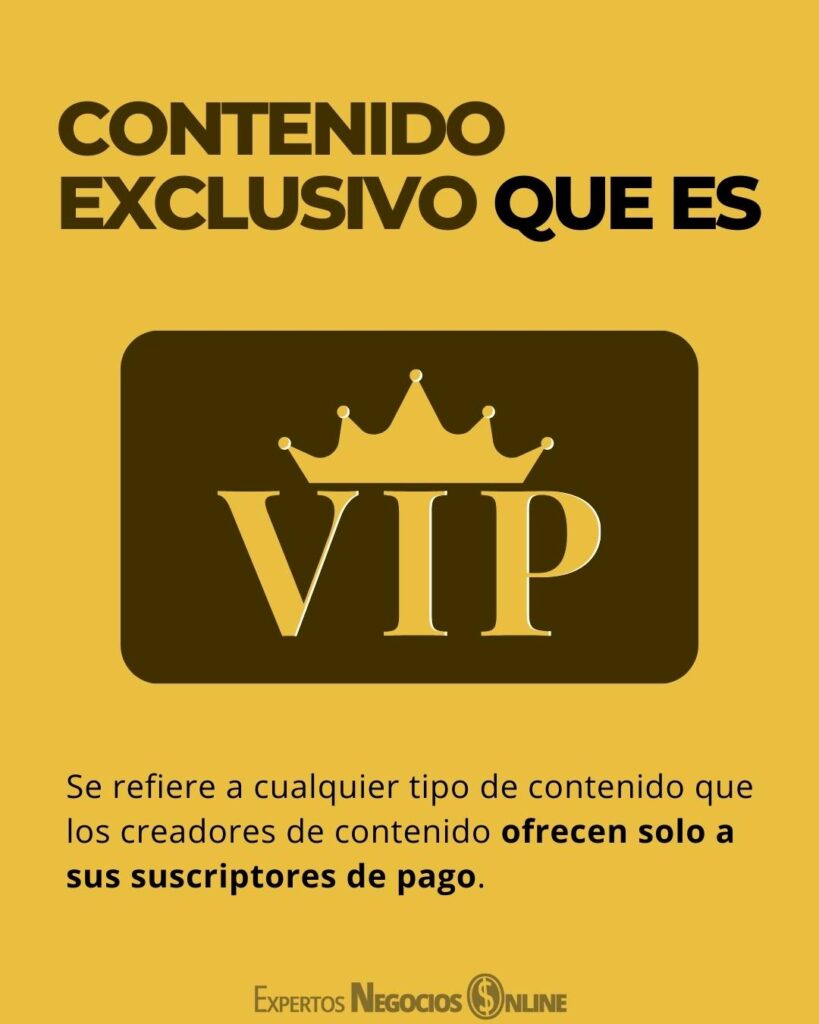 que es contenido exclusivo