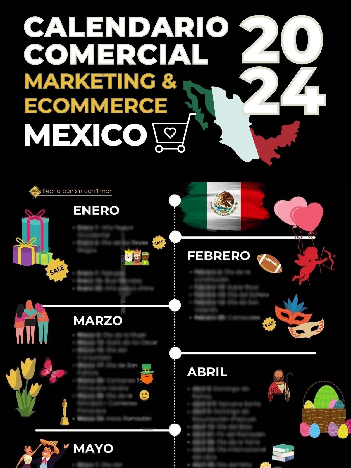 Descargar calendario marketing Mexico 2023