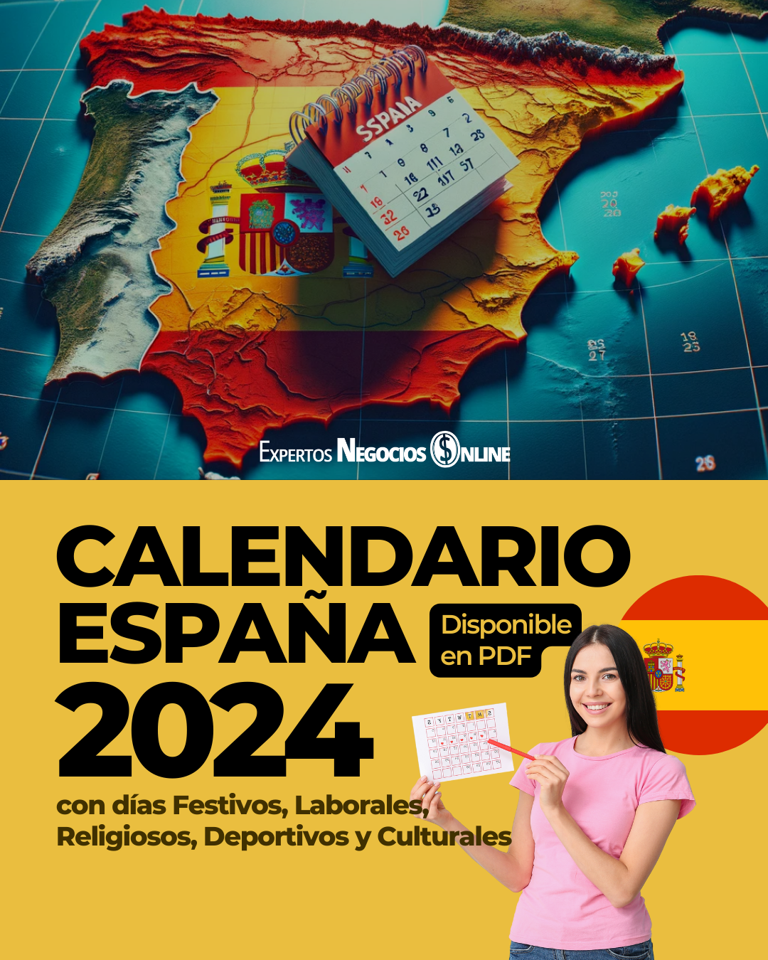 Calendario Comercial Marketing España 2024 | Descargar PDF Ventas y Retail